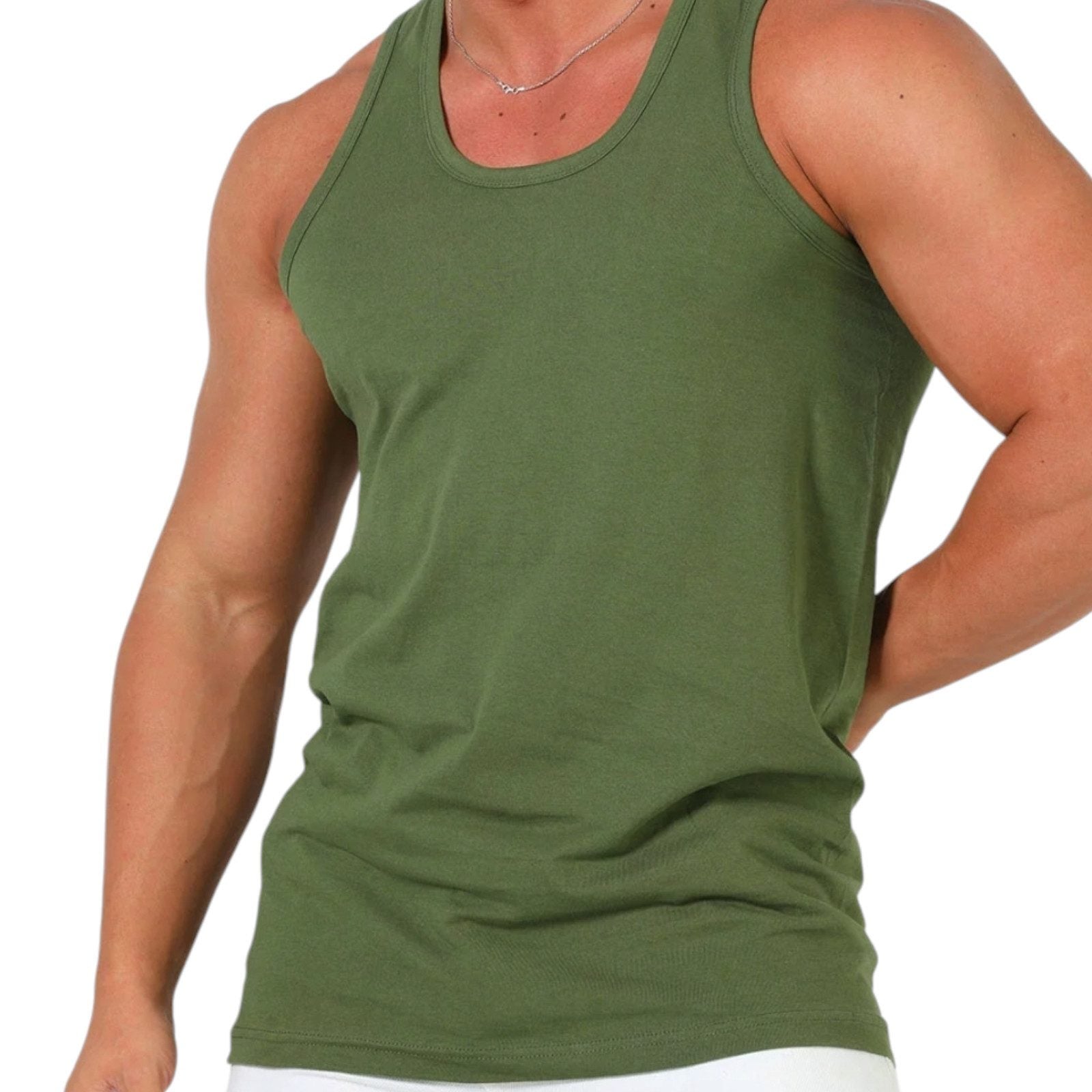 Unterhemd 6er-10er Pack Herren Unterhemden Tank Tops 100% Baumwolle S-4XL