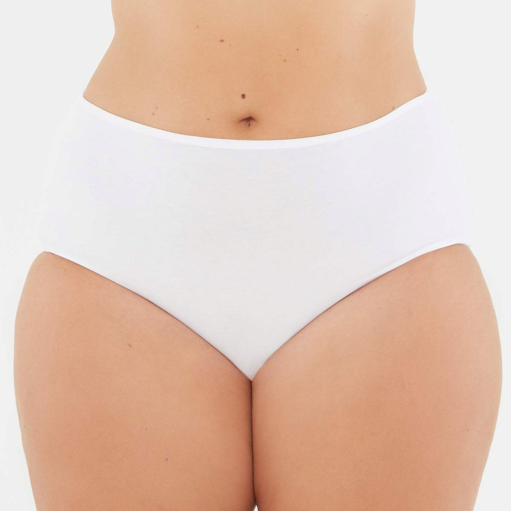 Slip Damen Unterhosen 6er-10er Pack Basic Slips elastische Taillenslips