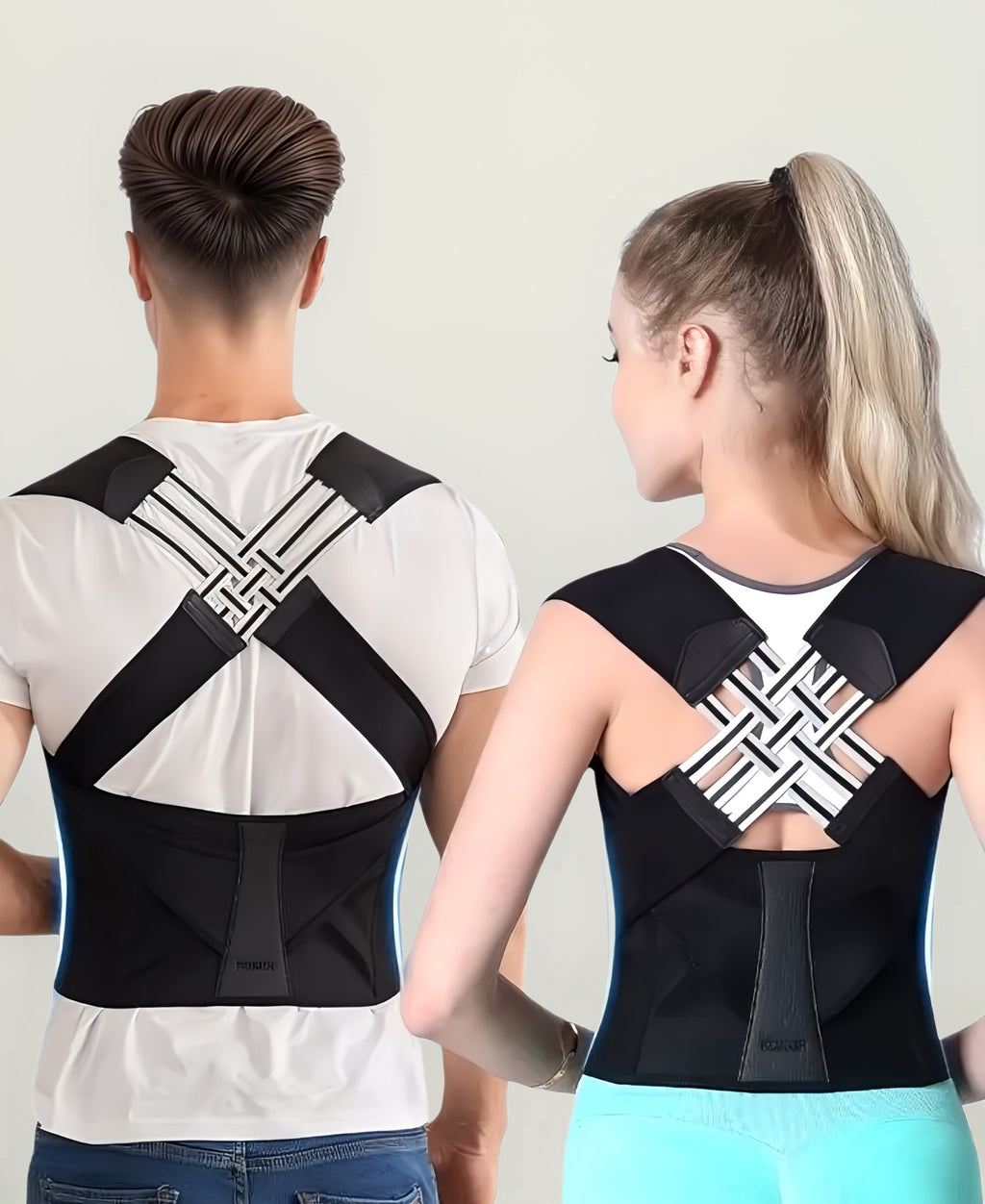 Rücken Stüzgürtel Haltungskorrektur für Damen & Herren, Rückenbandage für aufrechte Haltung