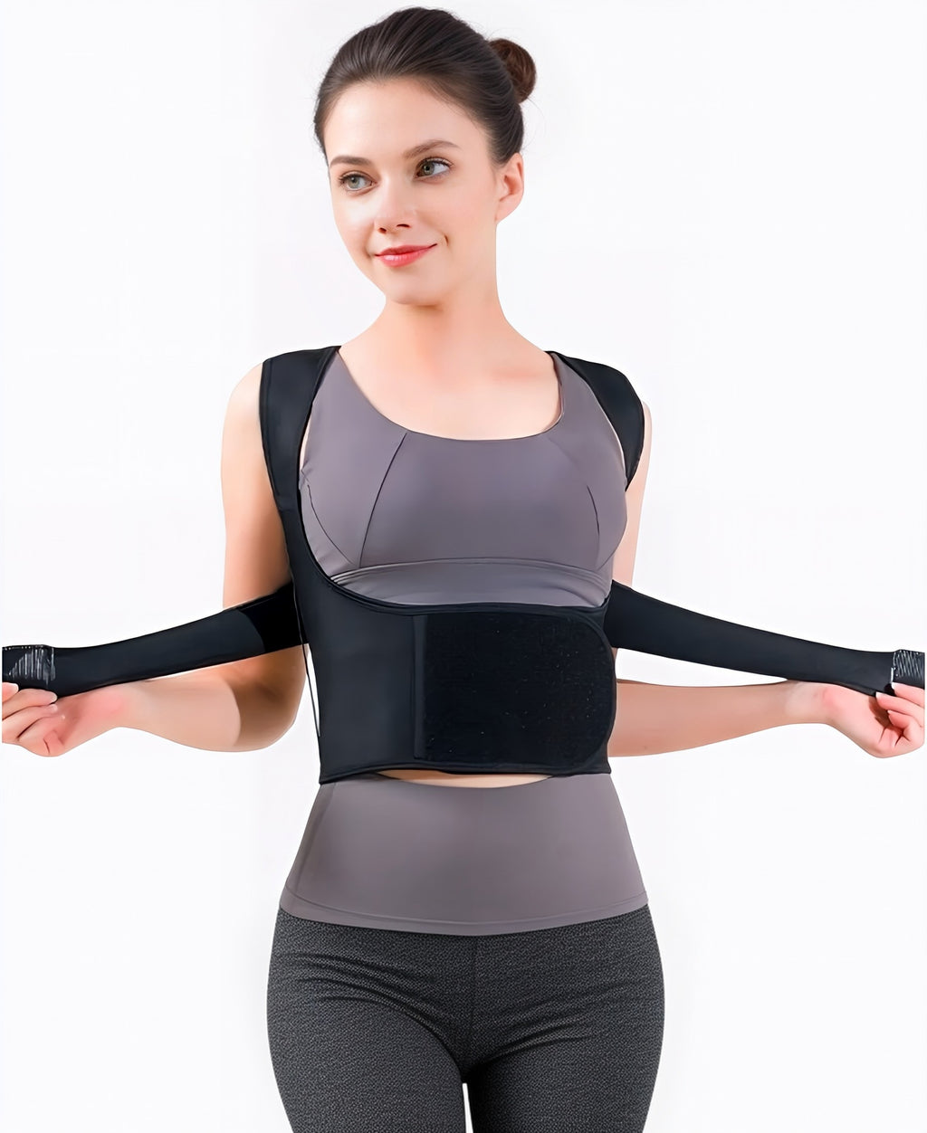 Rücken Stüzgürtel Haltungskorrektur für Damen & Herren, Rückenbandage für aufrechte Haltung