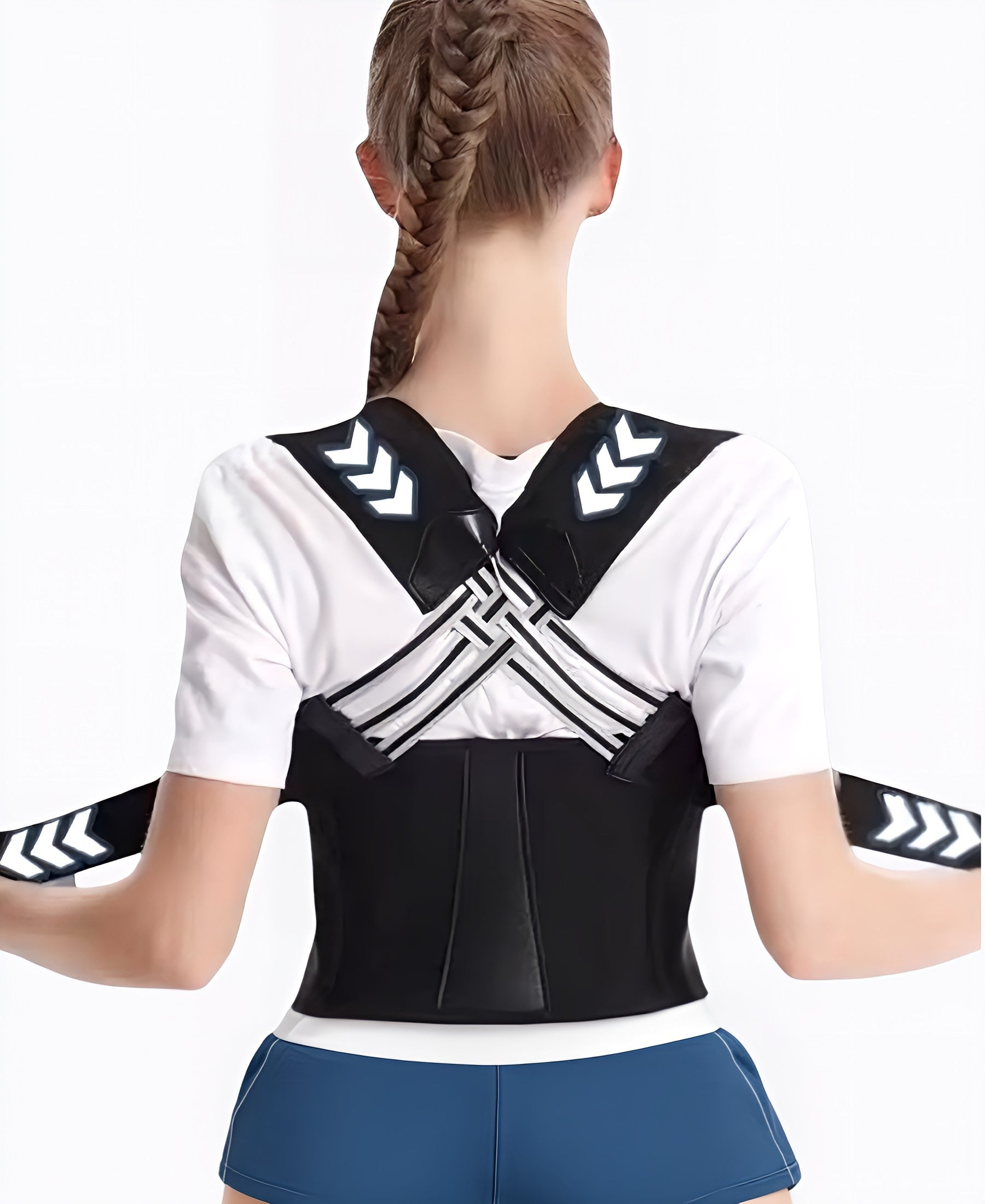 Rücken Stüzgürtel Haltungskorrektur für Damen & Herren, Rückenbandage für aufrechte Haltung
