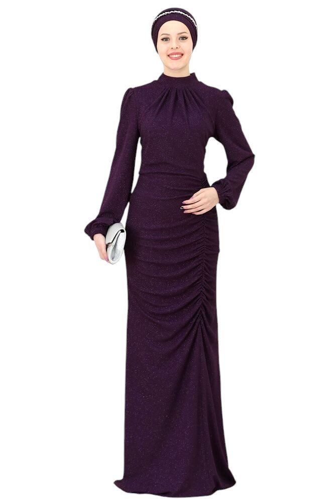 Abendkleid langärmliges Maxikleid Damen Abaya Kleid - Modest Fashion Abiye