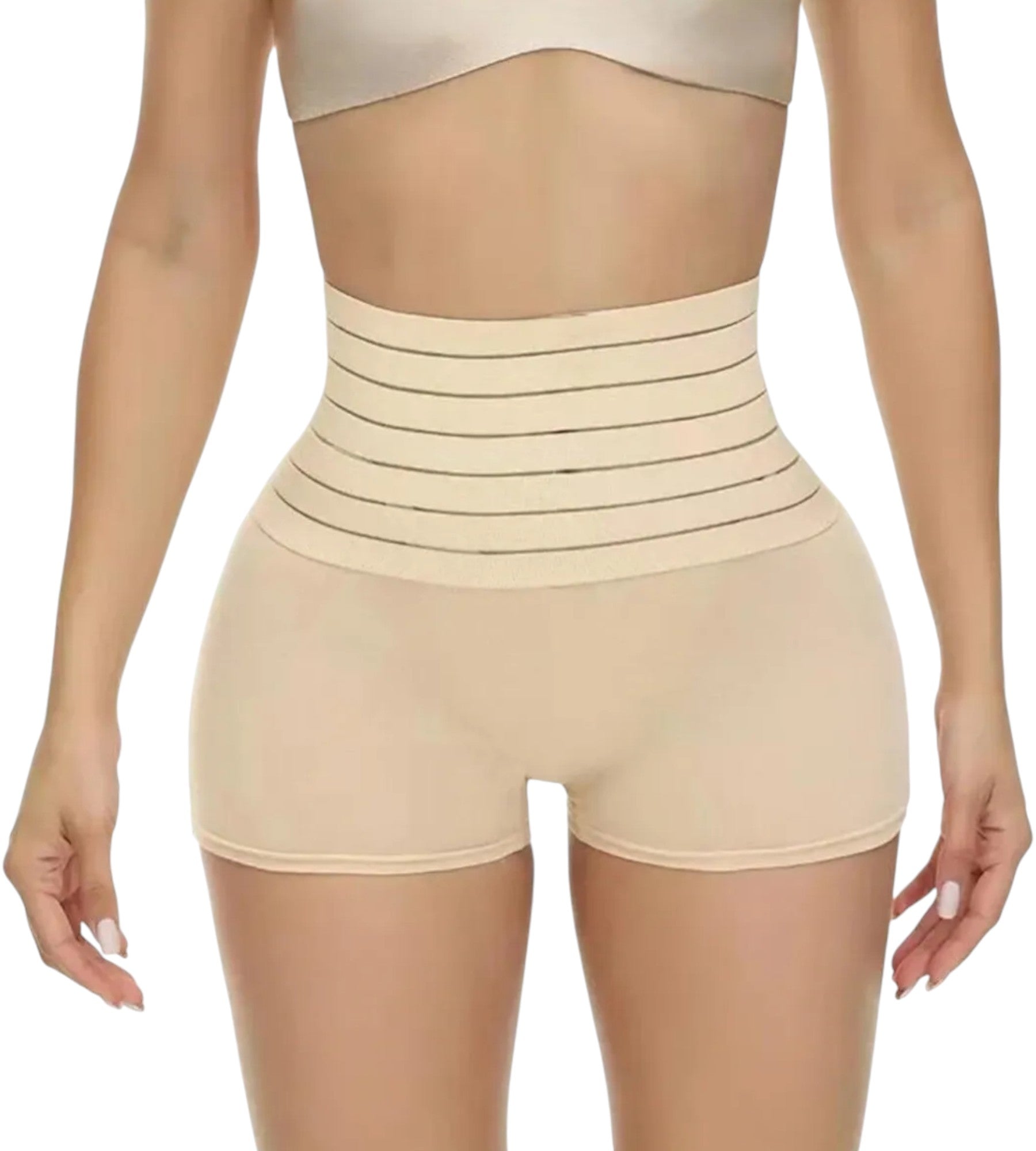 Miederslip Corsage mit hoher Taille & Silikonbund – nahtlose Shaping-Short