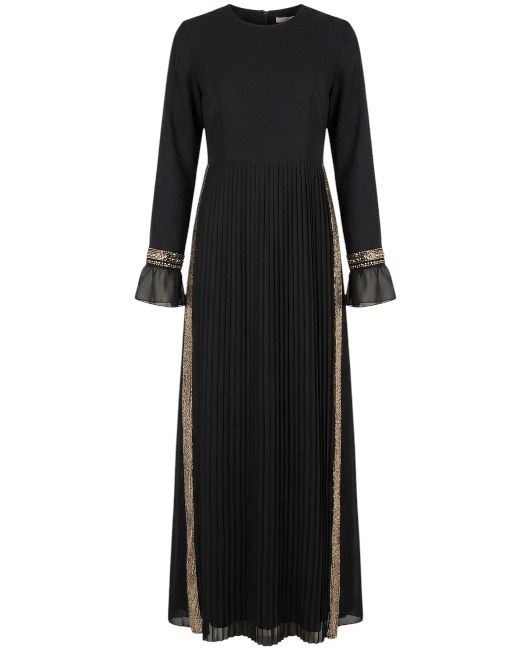 Maxikleid Damen Hijab Abendkleid mit Pailletten Modest Abiye Abaya (EYLÜL)