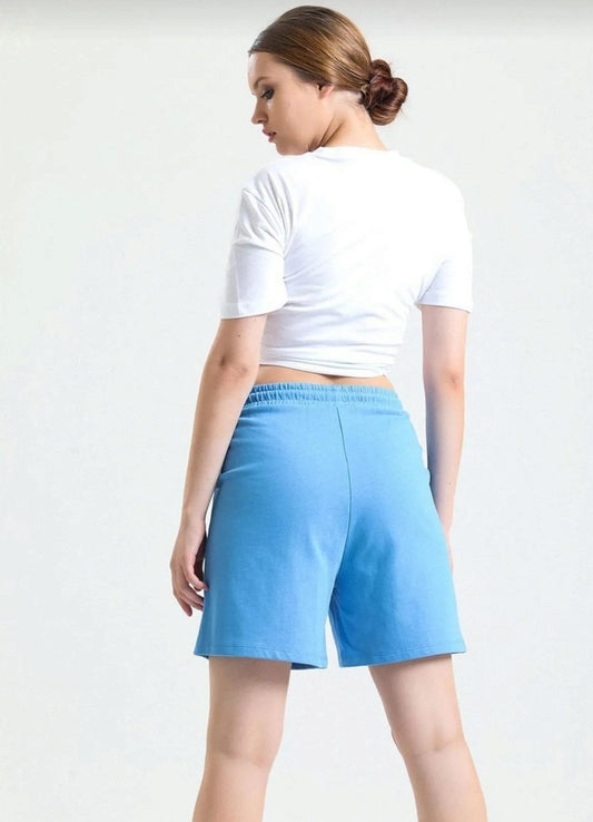 Shorts kurze Hose Damen Jogger Pants mit Kordelzug und elastischem Bund