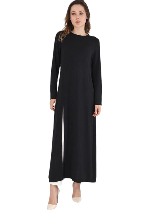 Langarmbluse Damen Tunika - Luftige Maxi-Tunika aus Aerobin Stoff