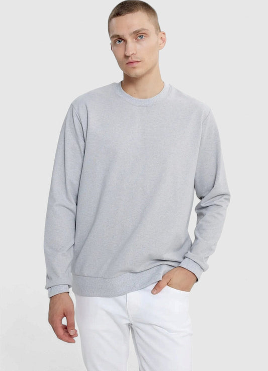 Sweatshirt Herren Pullover Rundhals 100% Baumwolle
