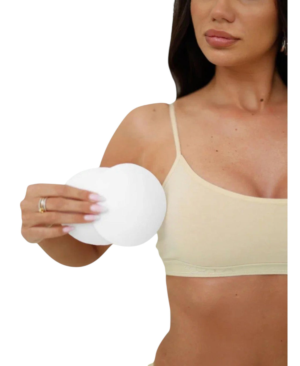 Bustier Damen Sport-BH Top mit Spaghettiträgern & abnehmbaren Pads