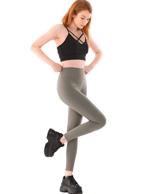 7/8-Leggings Damen Yogaleggings High-Waist – Thermo Hose