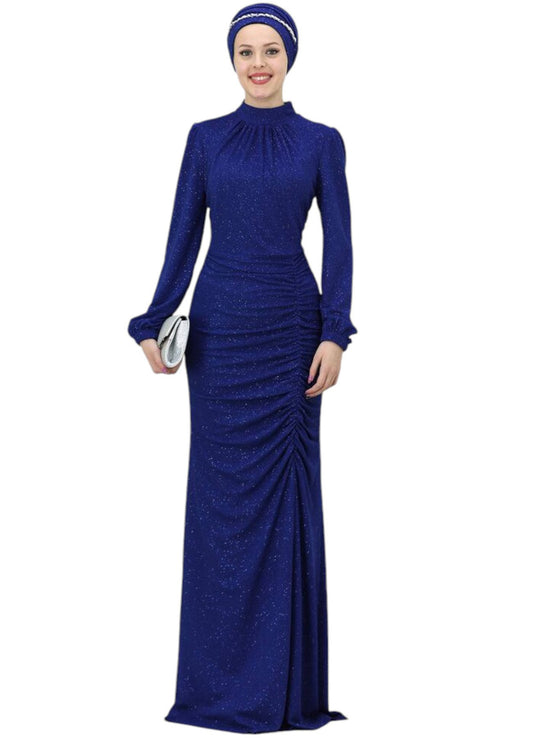 Abendkleid langärmliges Maxikleid Damen Abaya Kleid - Modest Fashion Abiye