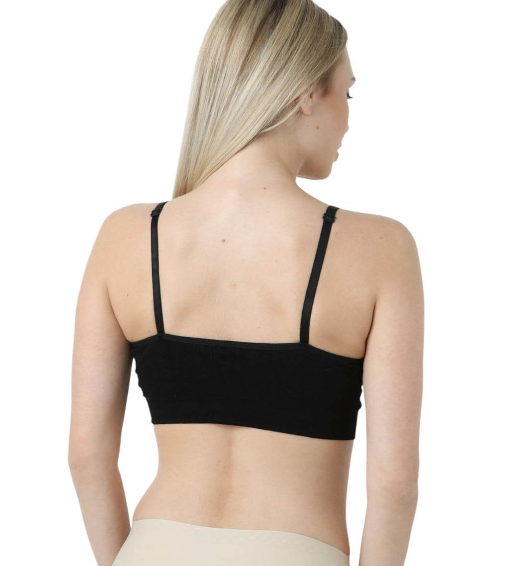 Still-BH – nahtlos, mit Clipverschluss, ohne Bügel, weich, stützend, Baumwolle