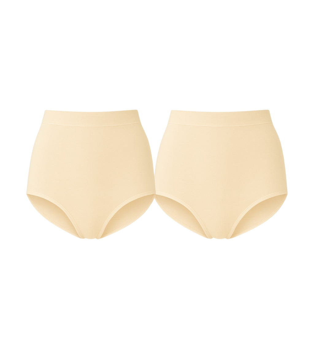 Miederslip 2er Pack figurformend hoher Bund Shaping-Slip eng anliegend