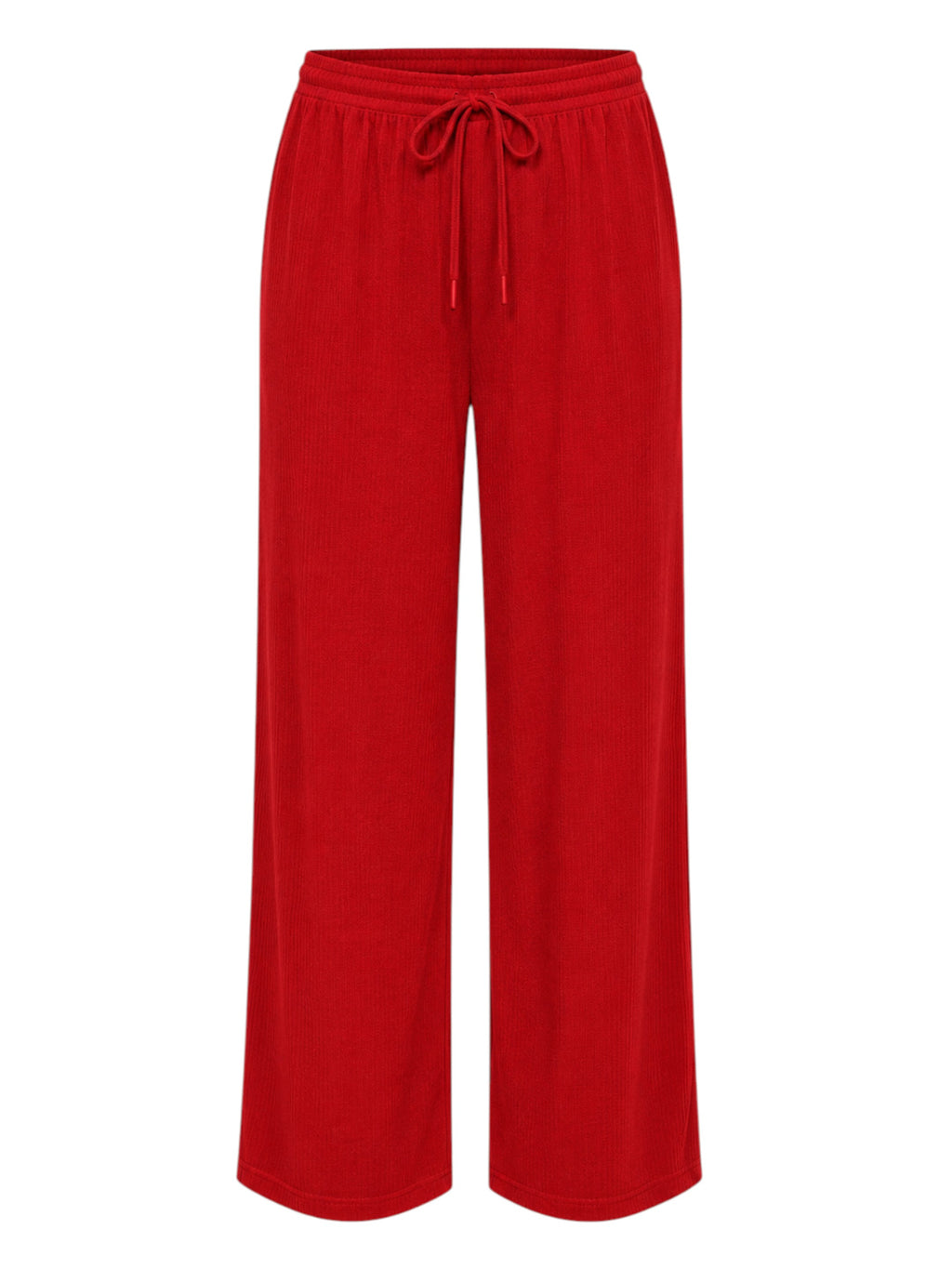 Palazzohose Damen Crinkle Hose – Weite Sommerhose elastischer Bund