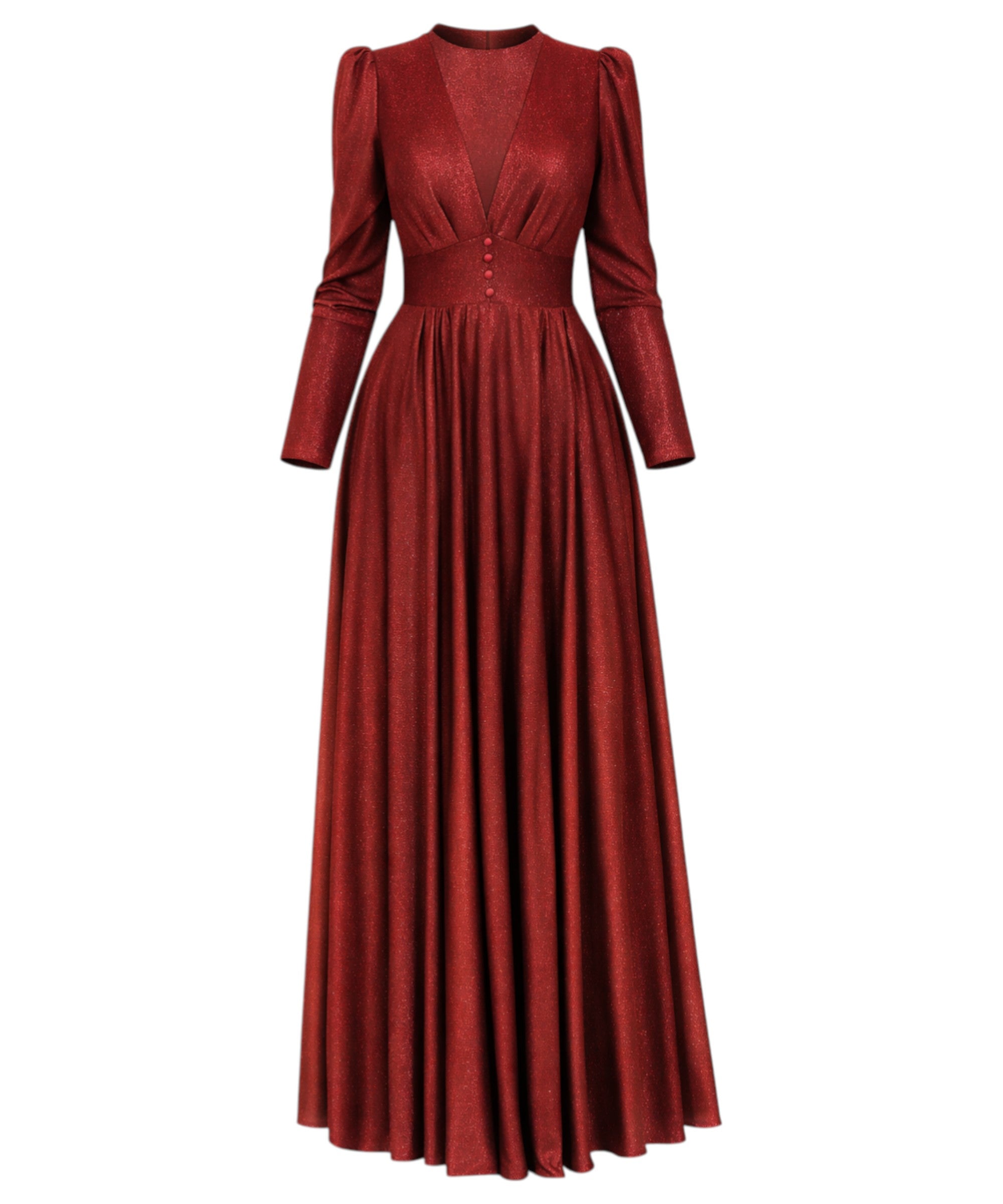 Abendkleid Elegantes Glitzerndes Tüllkleid - Hijab Kleid Modest Fashion