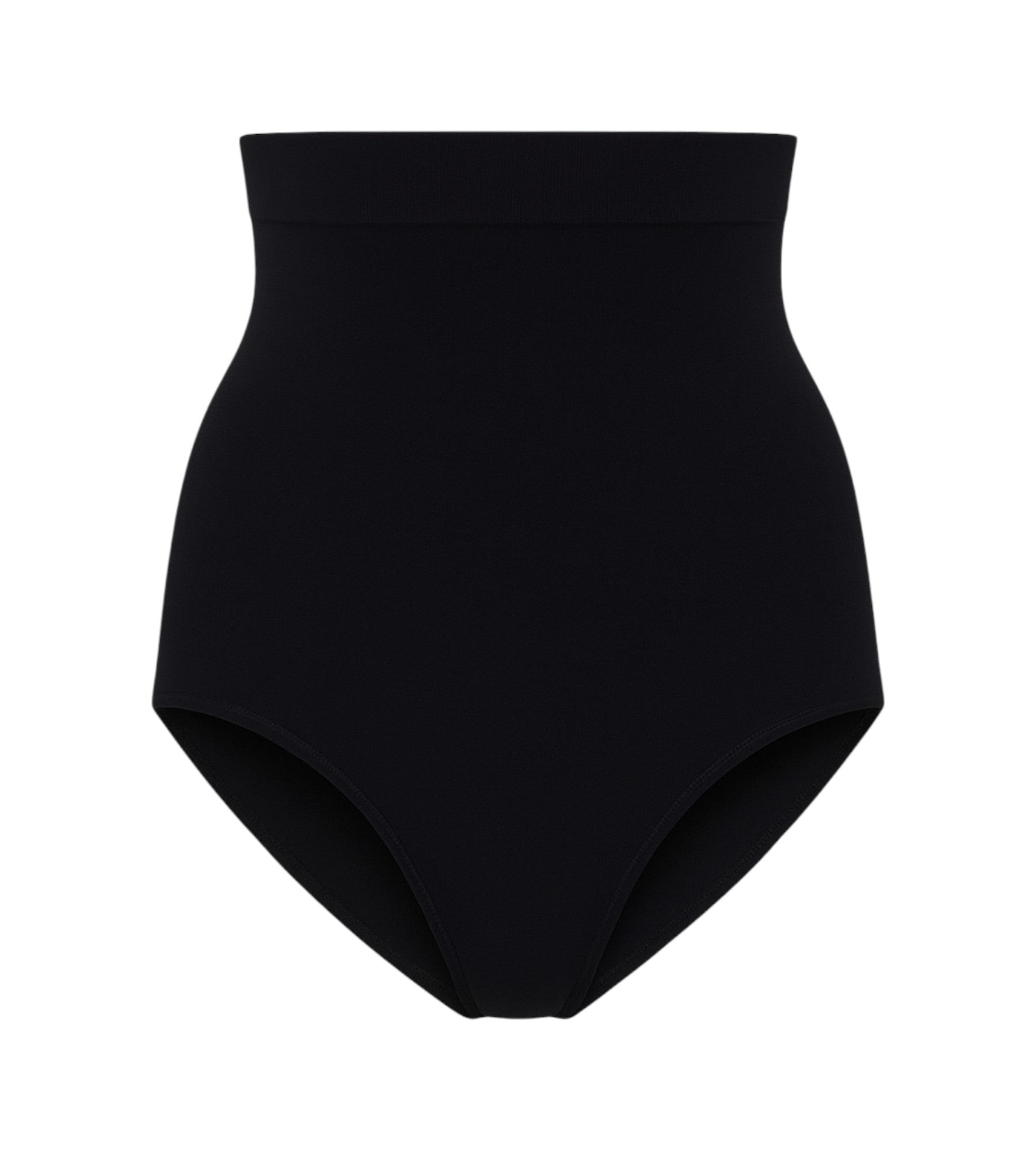 Miederslip mit hoher Taille und Silikonbund, figurformend, nahtlos, rutschfest