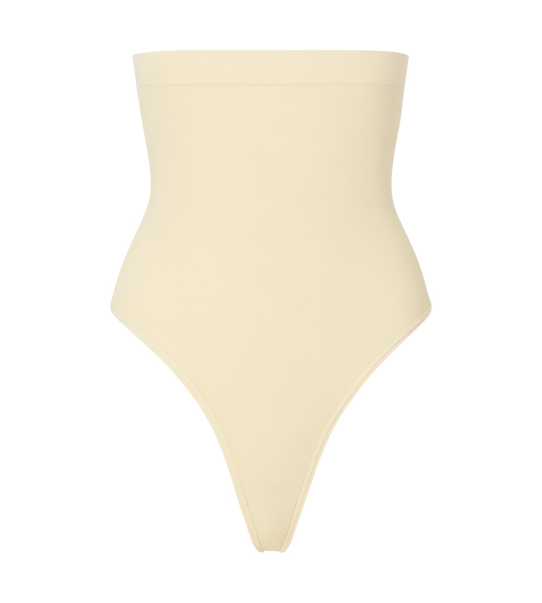 Miederslip – nahtloser Taillen-String - Corsage mit Silikonbund Shapewear