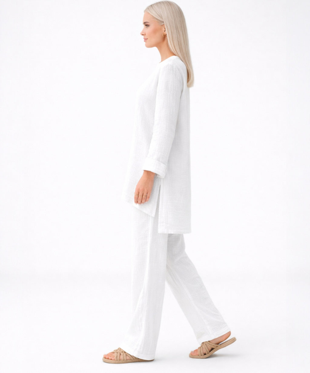 WENOR Musselin Set – Longtunika & Hose