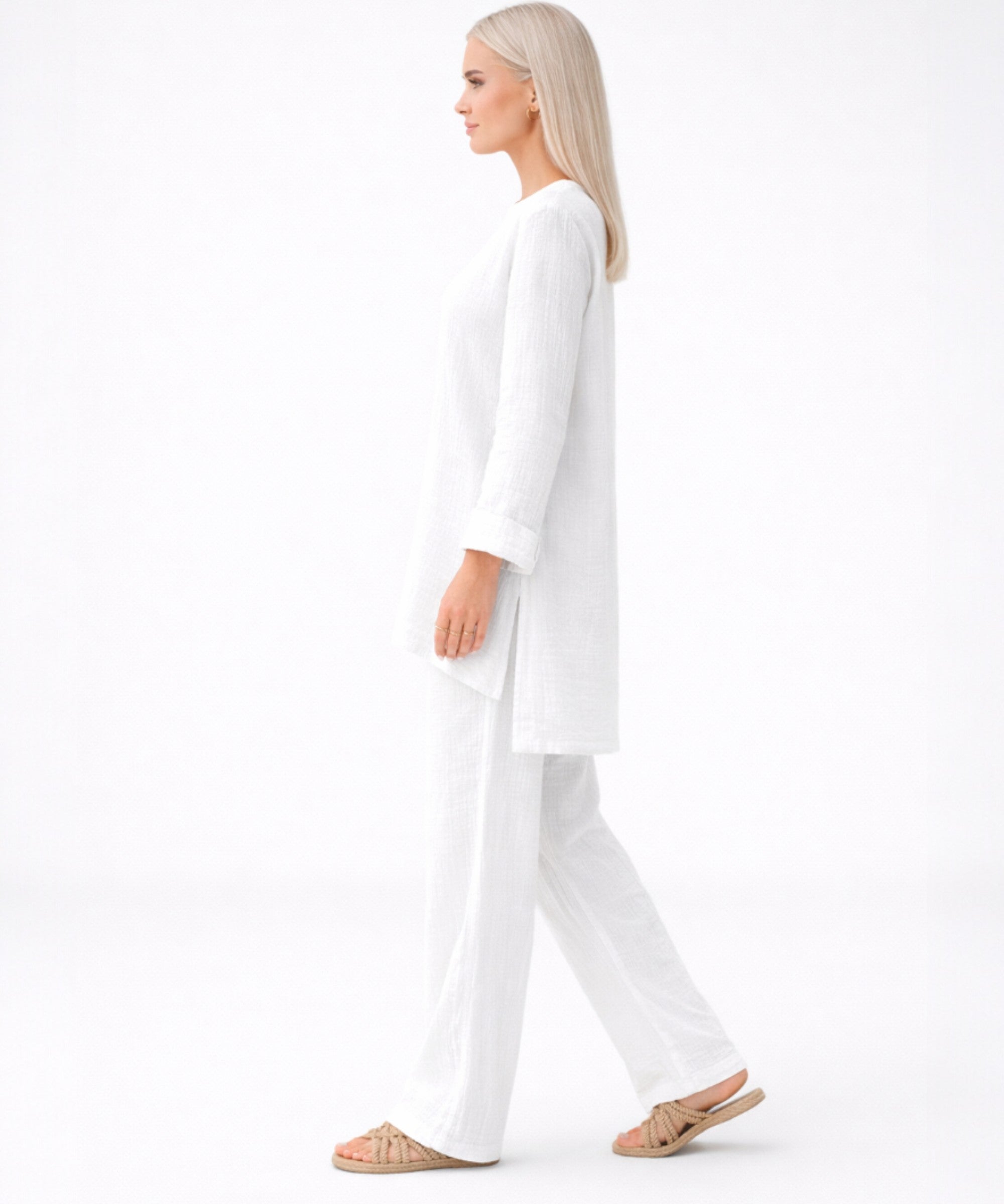 WENOR Musselin Set – Longtunika & Hose