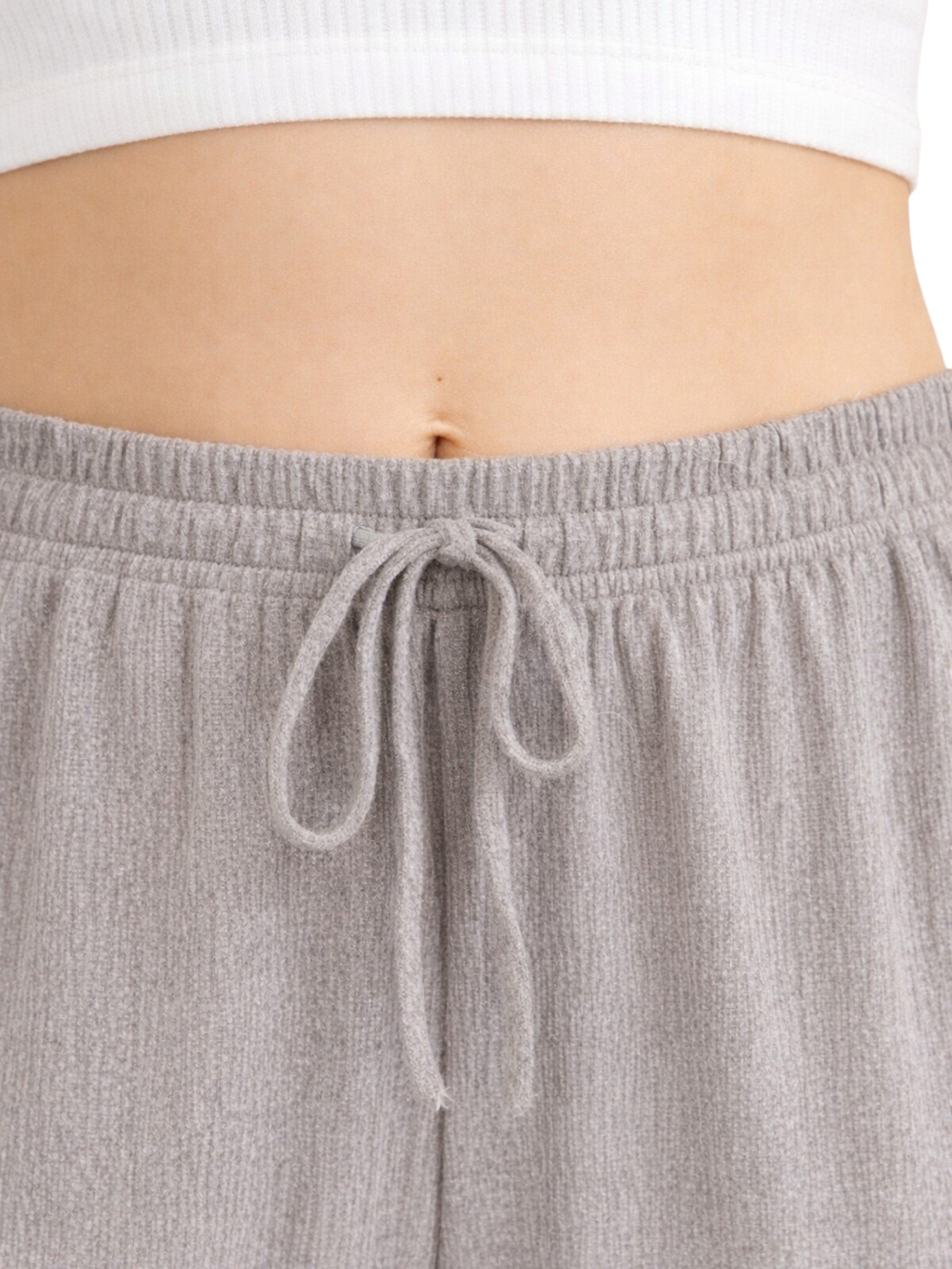 Palazzohose Damen Crinkle Hose – Weite Sommerhose elastischer Bund