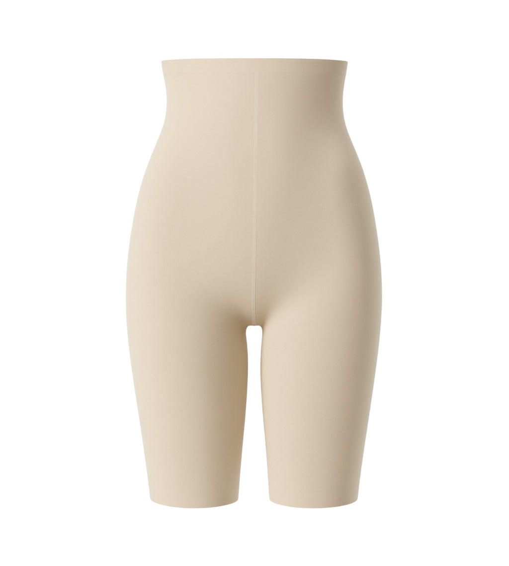 Miederhose Corsage mit Bein – nahtlose figurformende Shaping-Short hohe Taille