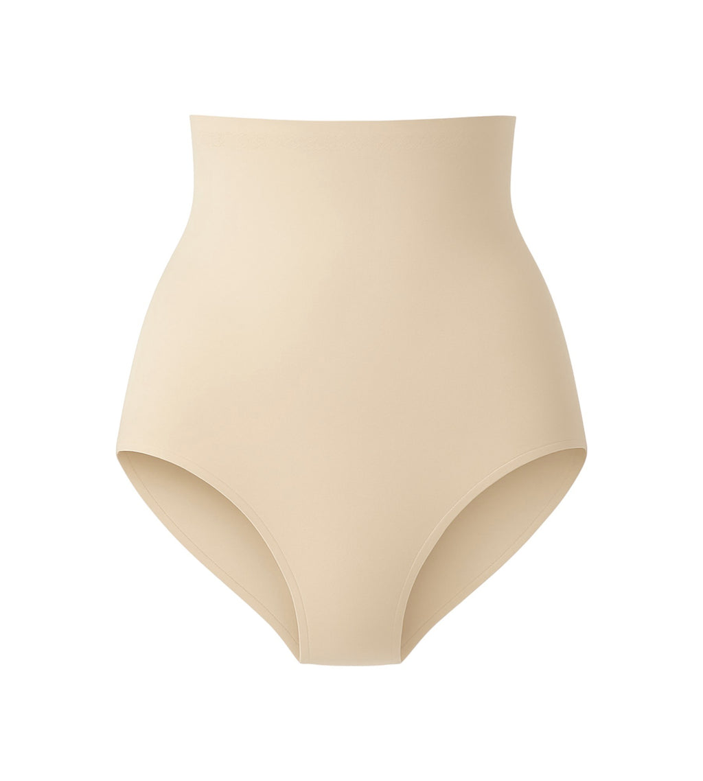 Miederslip mit hoher Taille, Lazer-Cut Corsage, Silikonbund Shapingwear