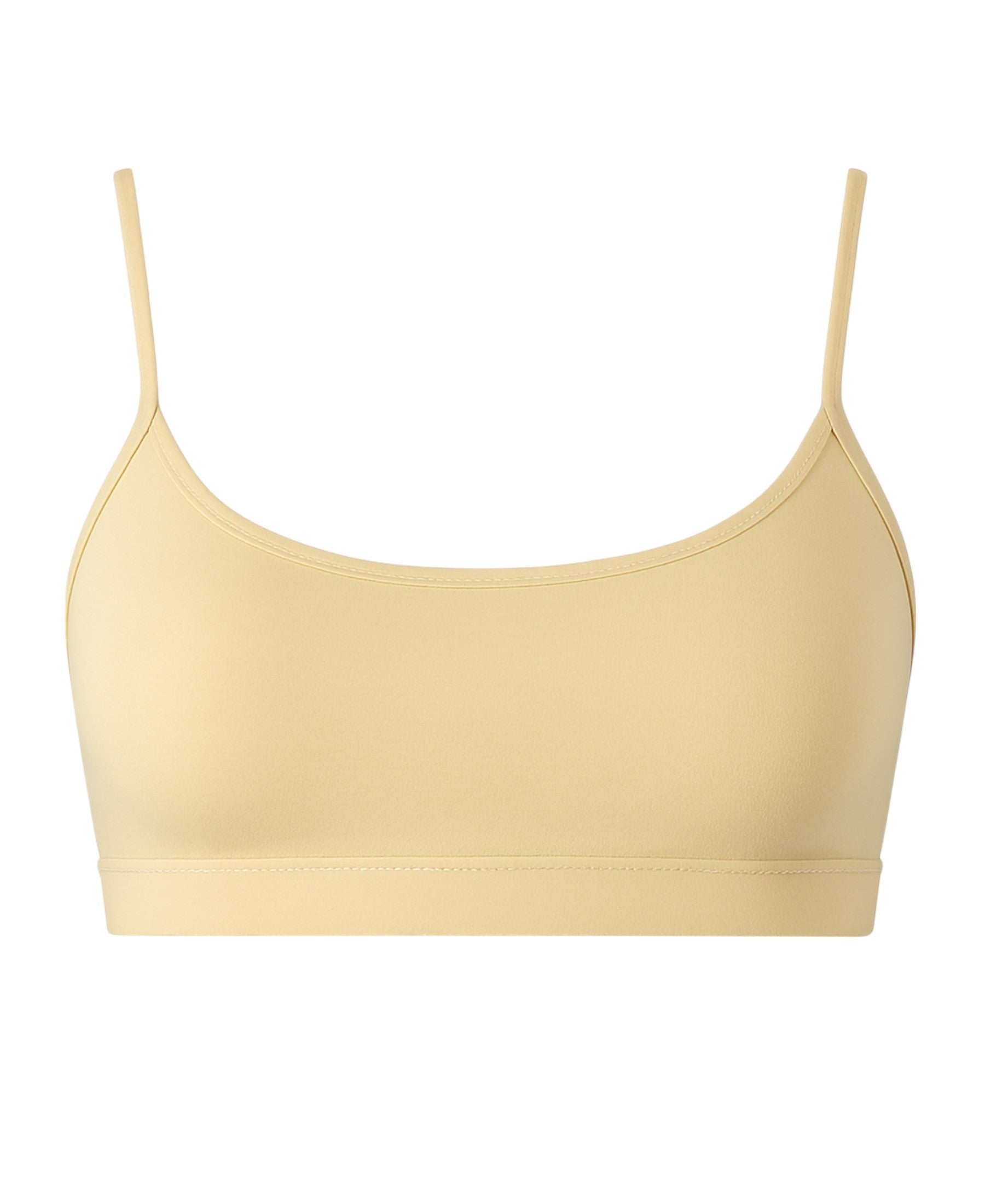 Bustier Damen Sport-BH Top mit Spaghettiträgern & abnehmbaren Pads