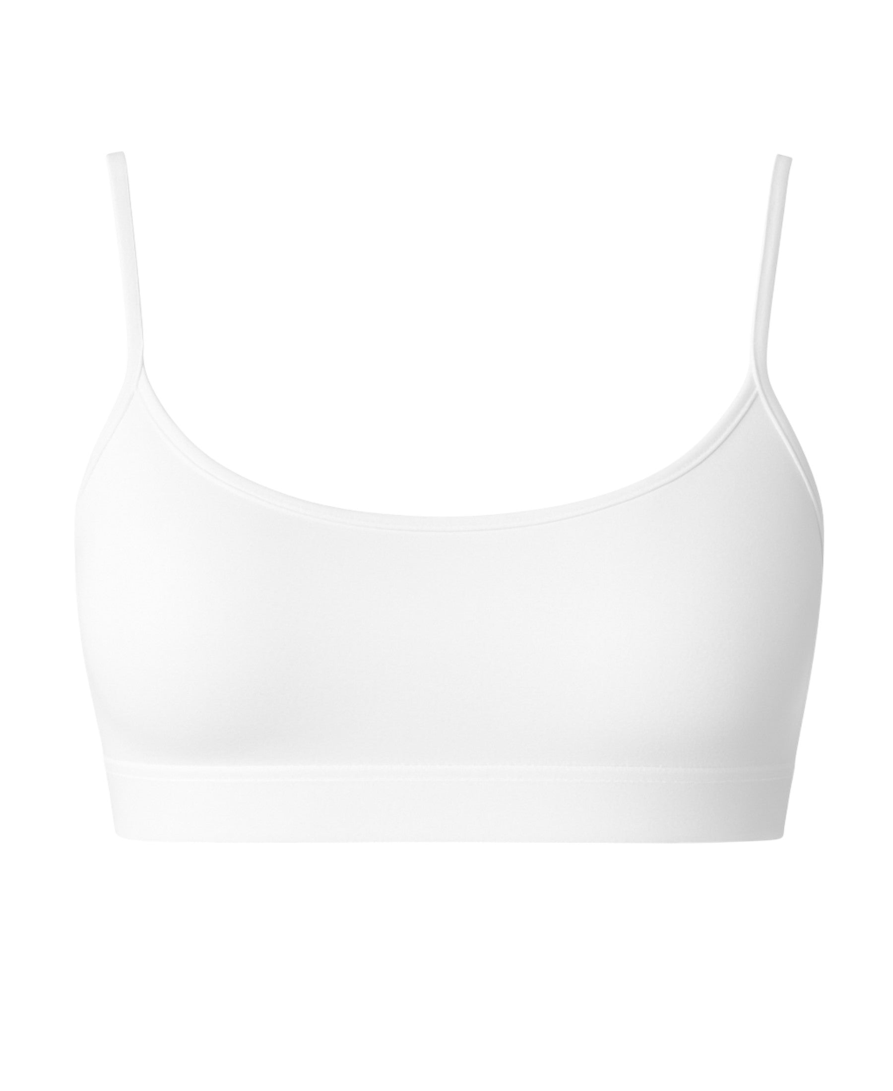 Bustier Damen Sport-BH Top mit Spaghettiträgern & abnehmbaren Pads