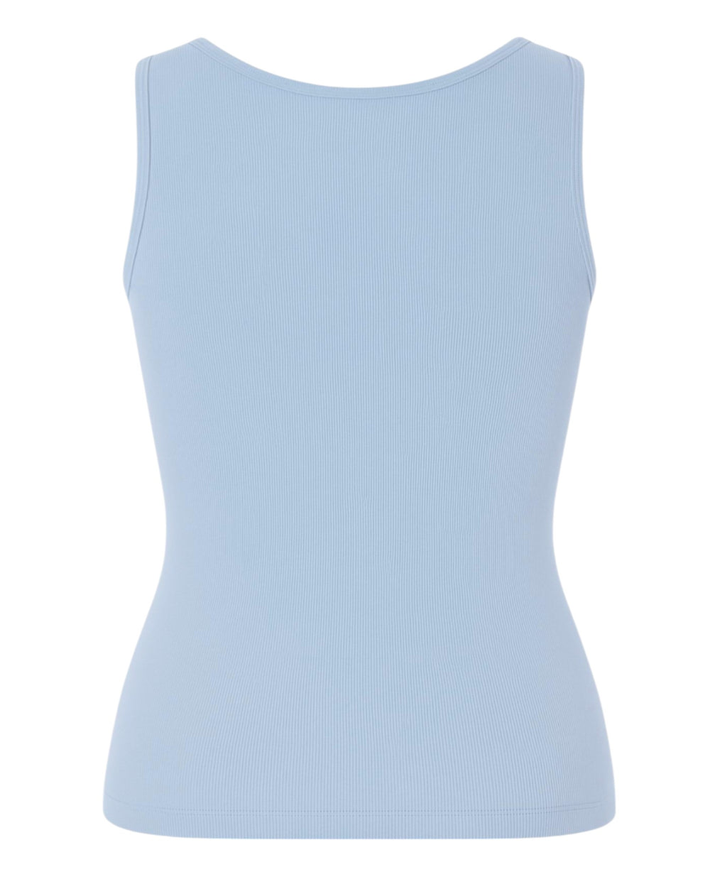 Tanktop Damen – Ärmelloses Rippshirt mit Zier-V-Ausschnitt & Stretchkomfort