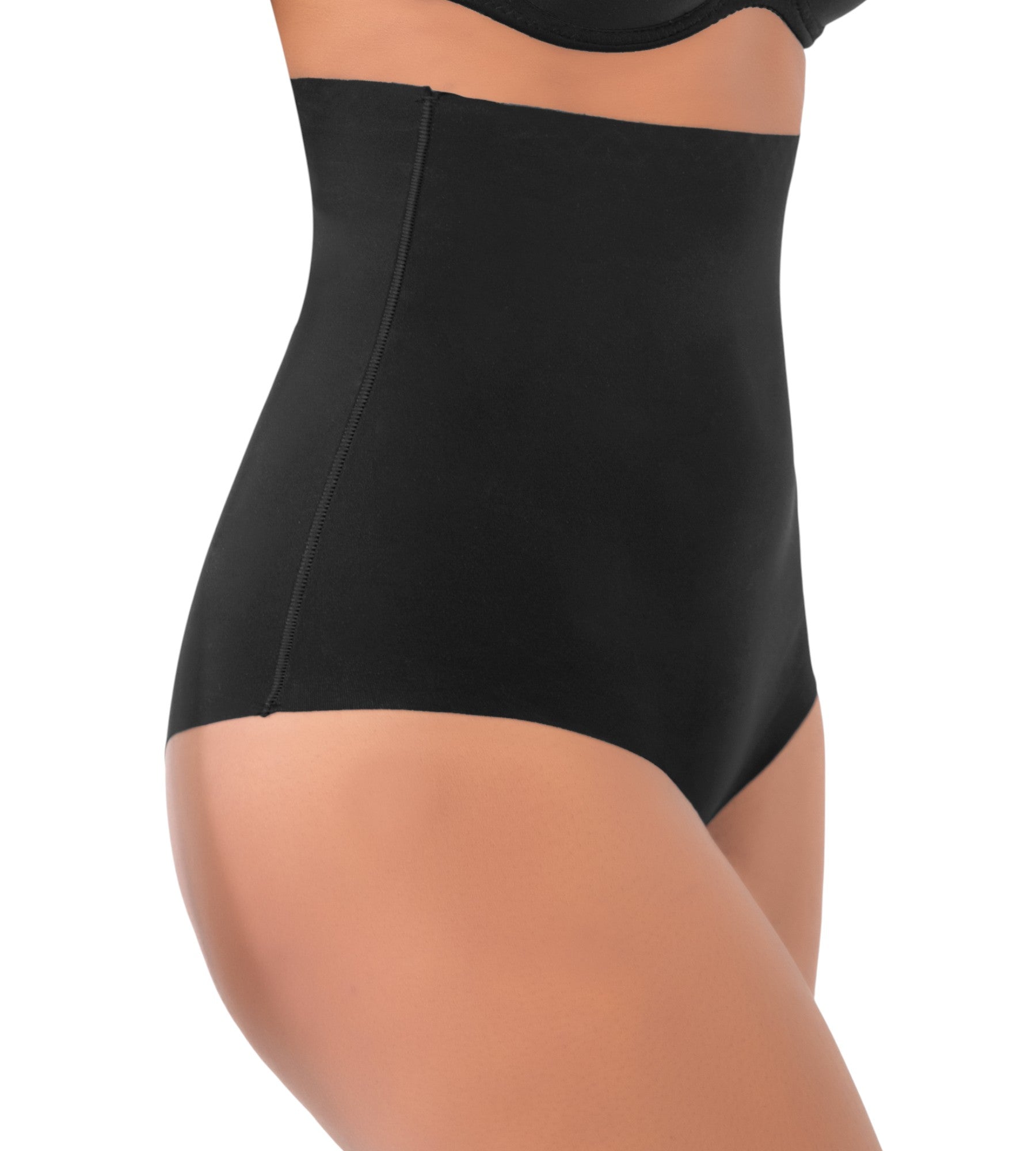 Miederslip mit hoher Taille, Lazer-Cut Corsage, Silikonbund Shapingwear