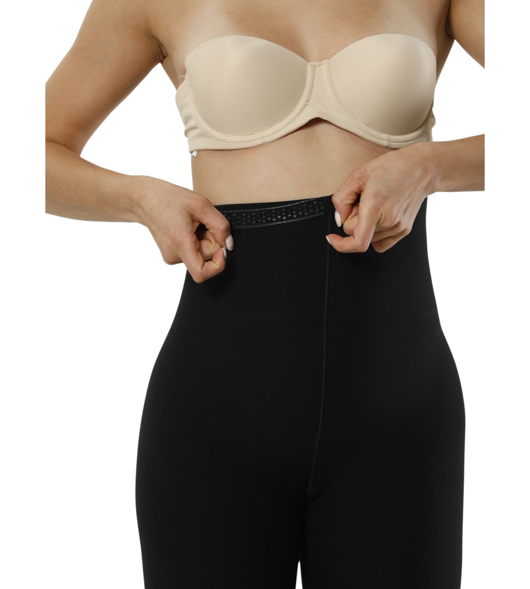 Miederhose Corsage mit Bein – nahtlose figurformende Shaping-Short hohe Taille
