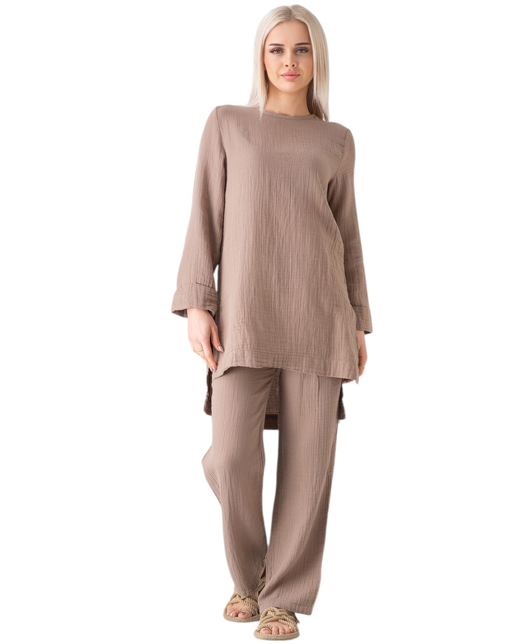 WENOR Musselin Set – Longtunika & Hose
