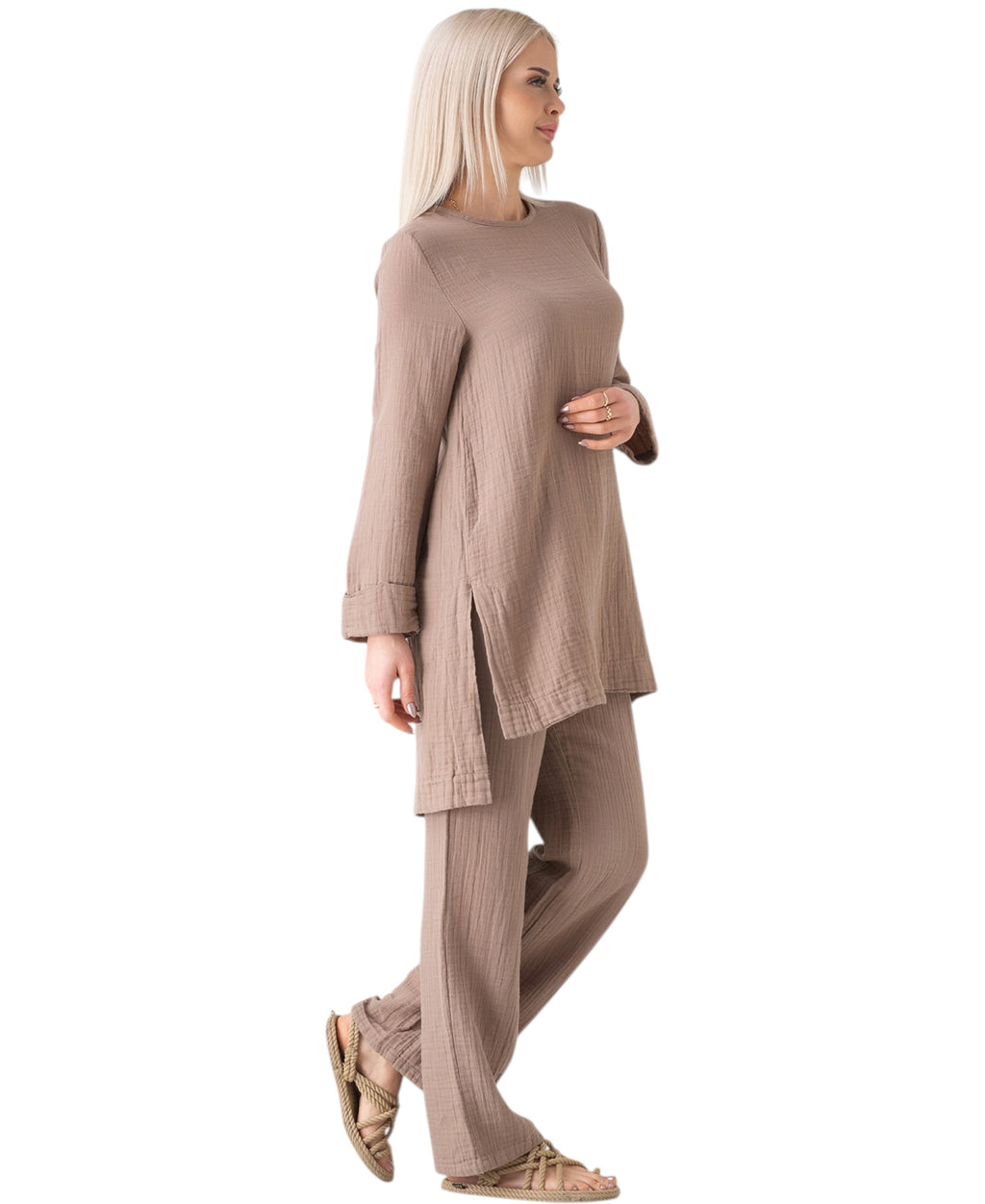 WENOR Musselin Set – Longtunika & Hose