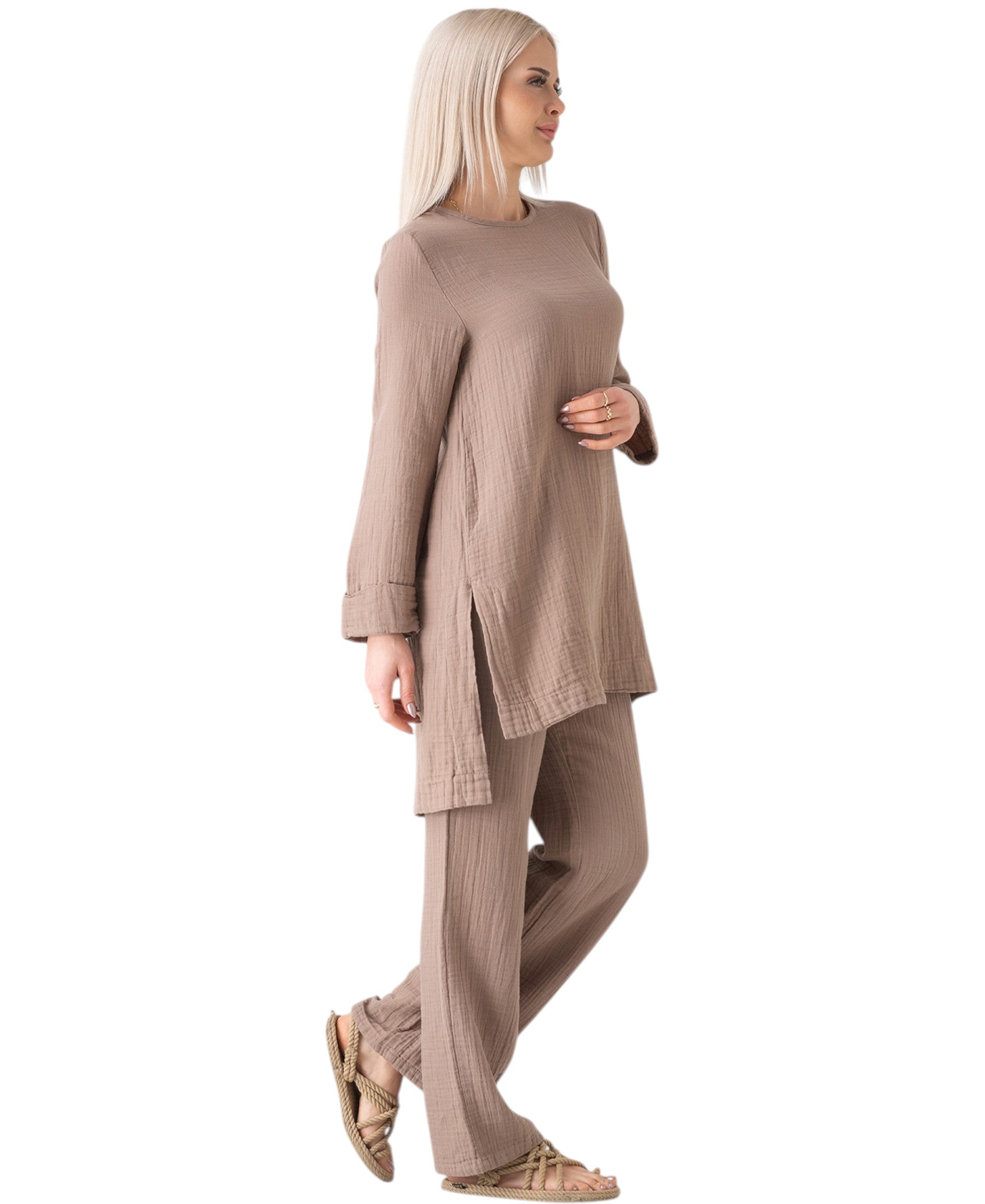WENOR Musselin Set – Longtunika & Hose