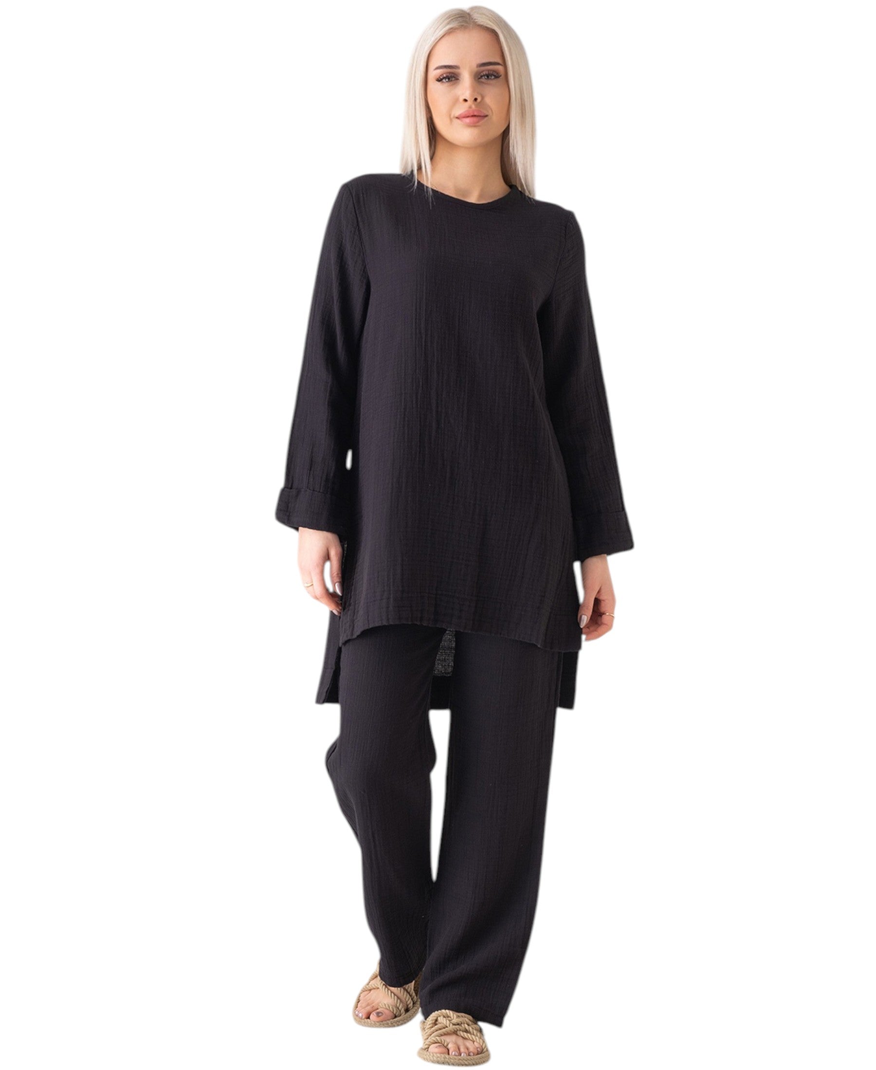 WENOR Musselin Set – Longtunika & Hose