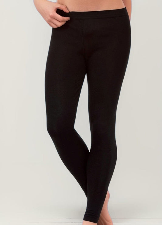 Thermoleggings Herren 3er Pack – Gefütterte lange Unterhose, Schwarz
