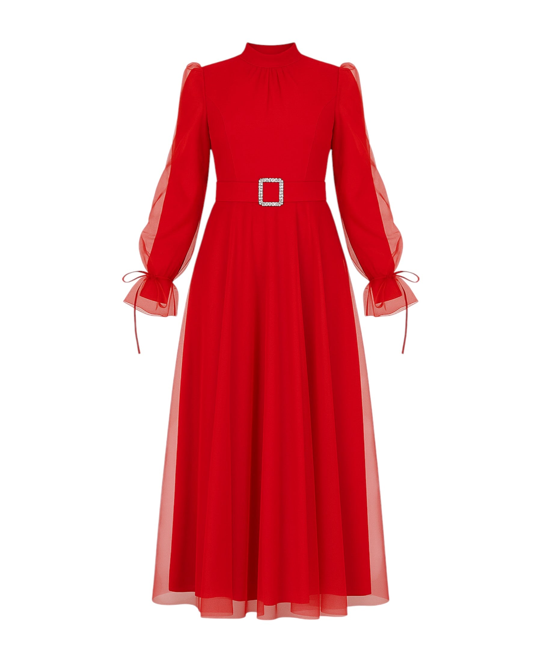 Abendkleid Damen Kleid langärmliges Maxikleid Abiye Abaya Hijab Mode