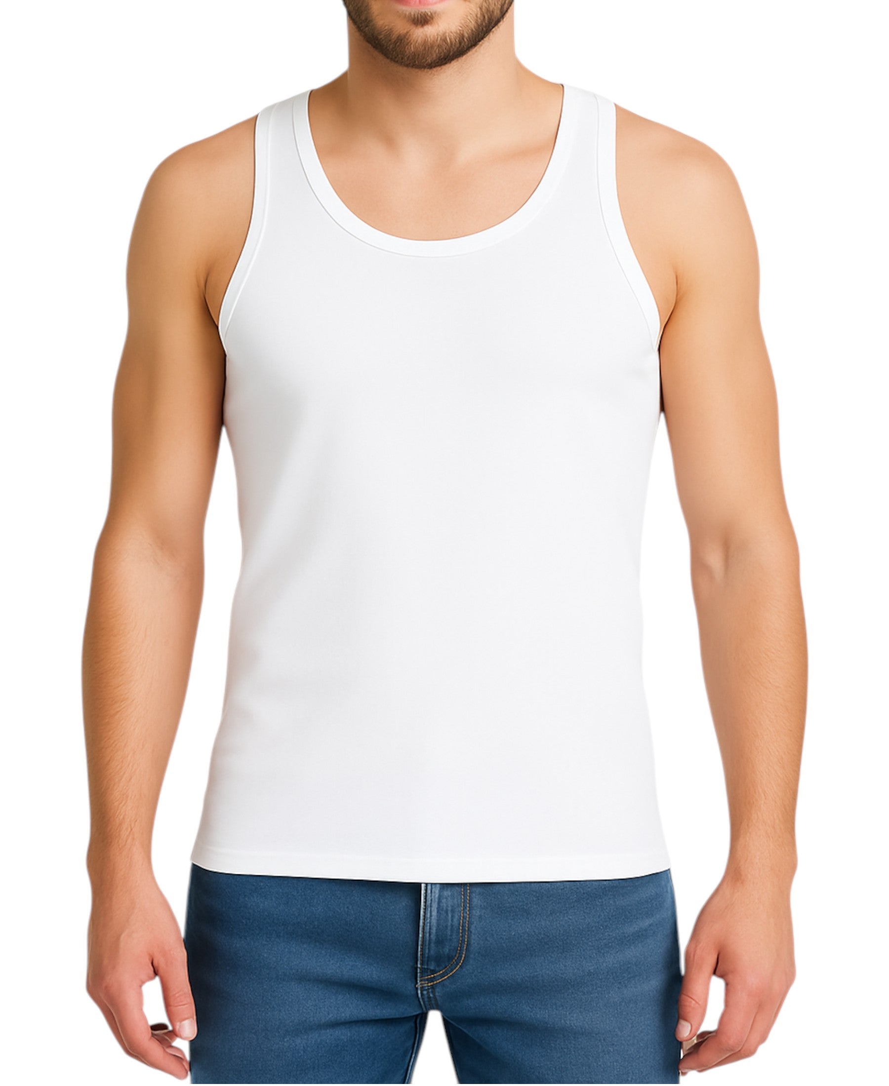 Unterhemd 6er-10er Pack Herren Unterhemden Tank Tops 100% Baumwolle S-4XL