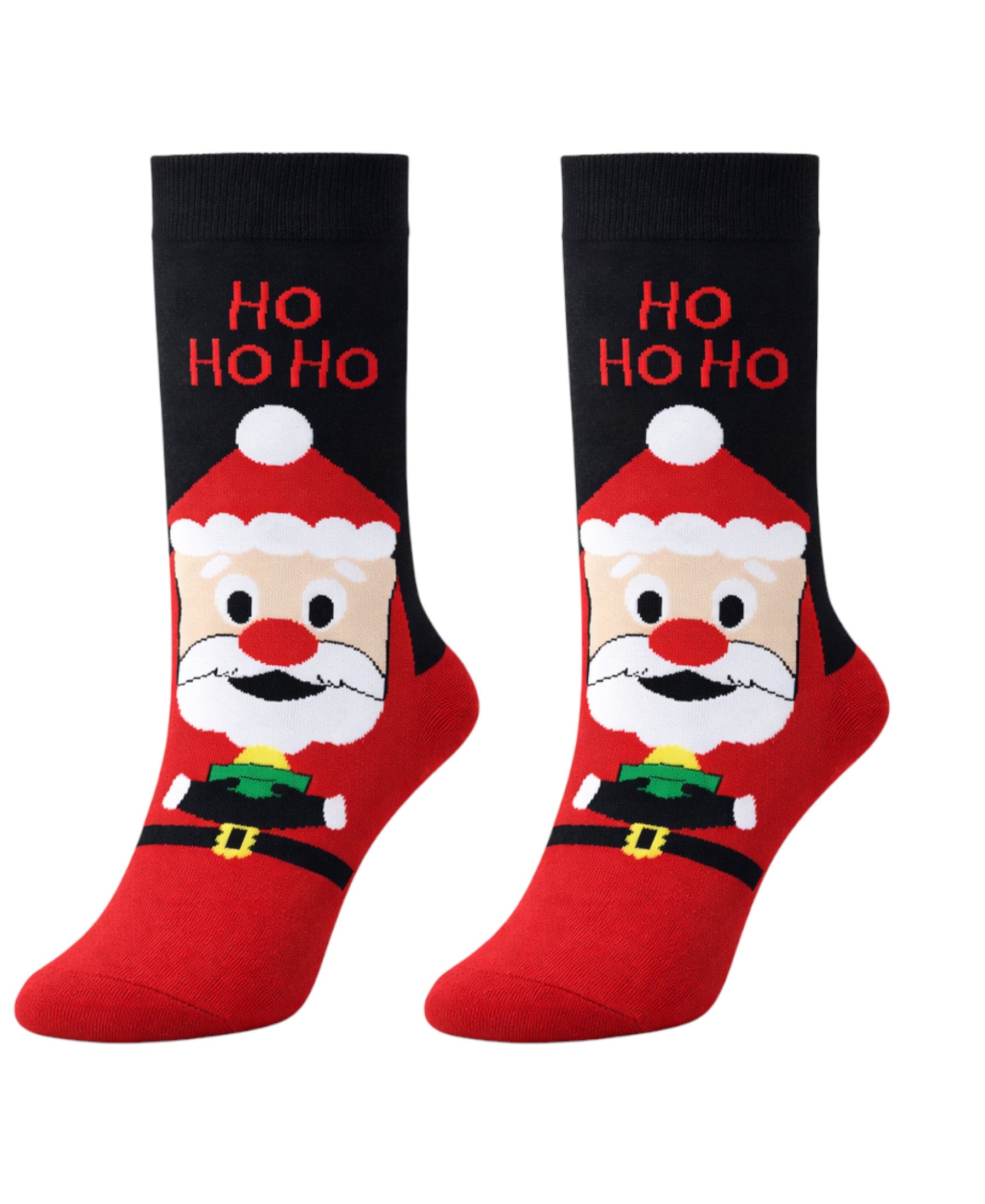 Socken Santa-Claus Weihnachtssocken 3er Pack, Baumwollsocken mit Motiv, 36–41