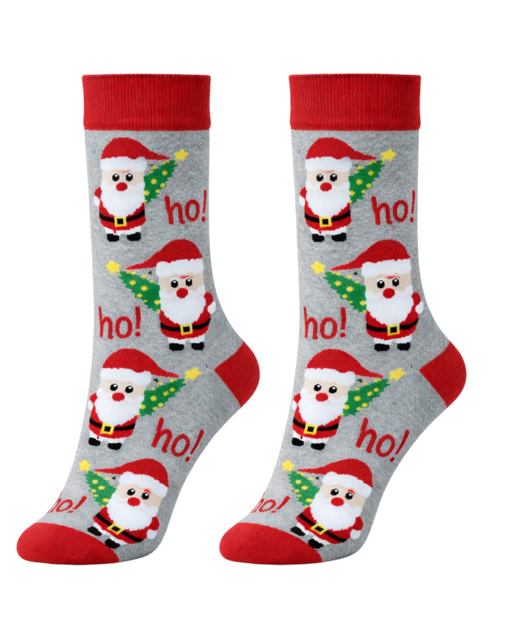 Socken Santa-Claus Weihnachtssocken 3er Pack, Baumwollsocken mit Motiv, 36–41
