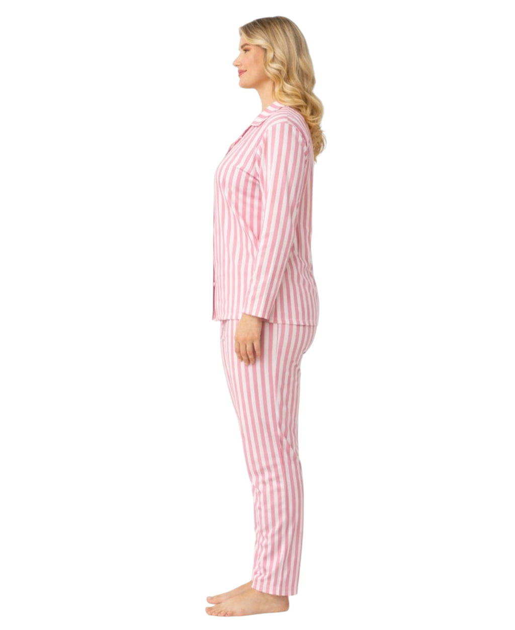 Pyjama – Damen Schlafanzug Hausanzug aus Velours, weich & elastisch