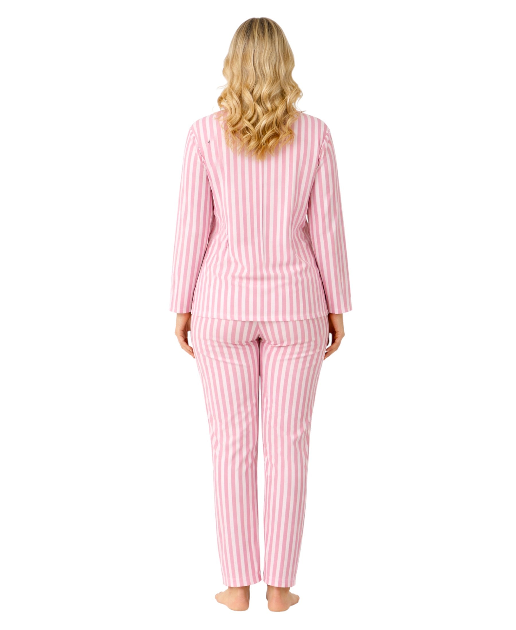 Pyjama – Damen Schlafanzug Hausanzug aus Velours, weich & elastisch