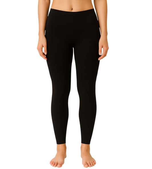 Thermohose Damen – Gefütterte Thermoleggings Winterleggings, wärmend & elastisch