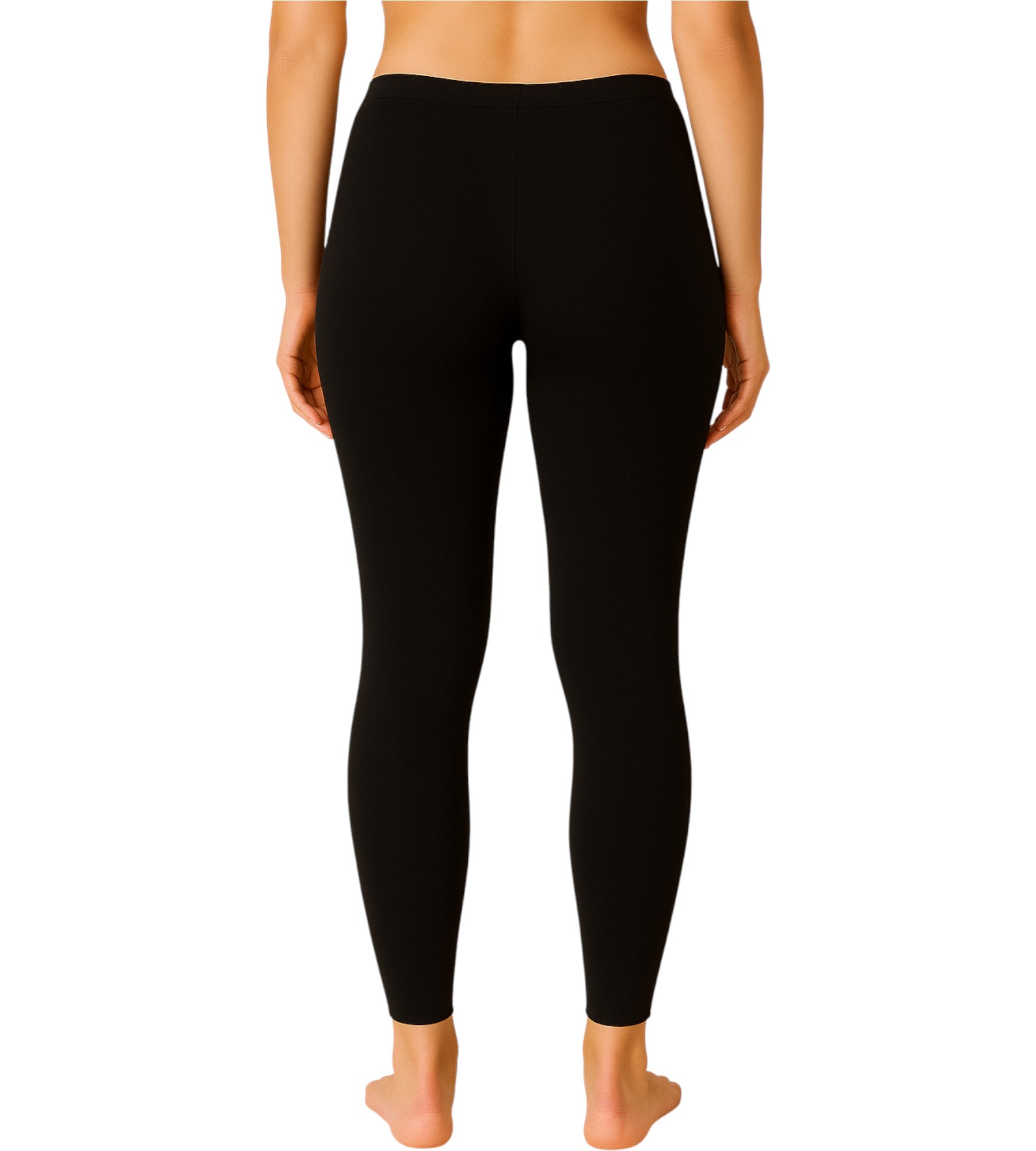 Thermohose Damen – Gefütterte Thermoleggings Winterleggings, wärmend & elastisch