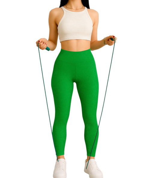 Leggings Damen Sport-Tights mit Shaping-Effekt und engem hohem Bund