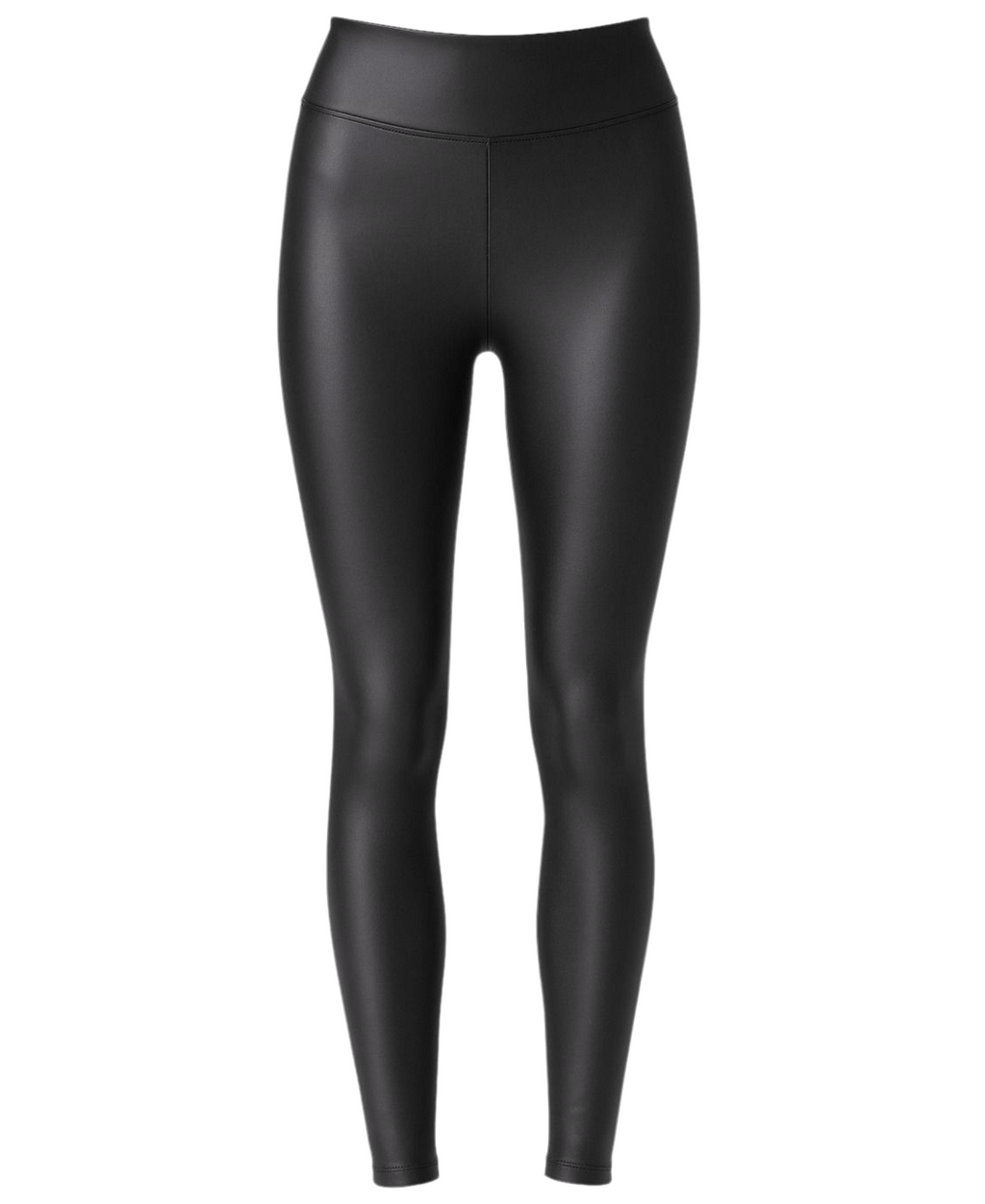 Highwaist Leggings Damen Kunstlederleggings Thermo – mit Innenfutter
