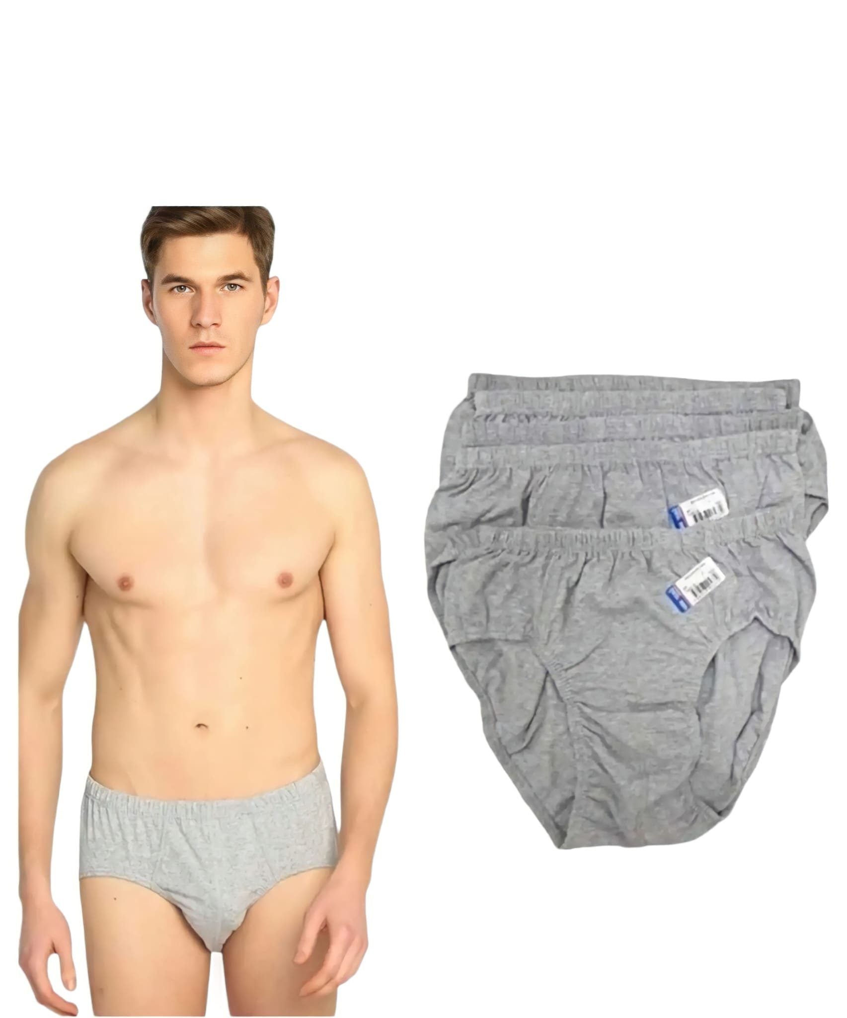 Slip 6er 10er Pack Herren Unterhosen Slips Baumwolle Unterwäsche XS -3XL