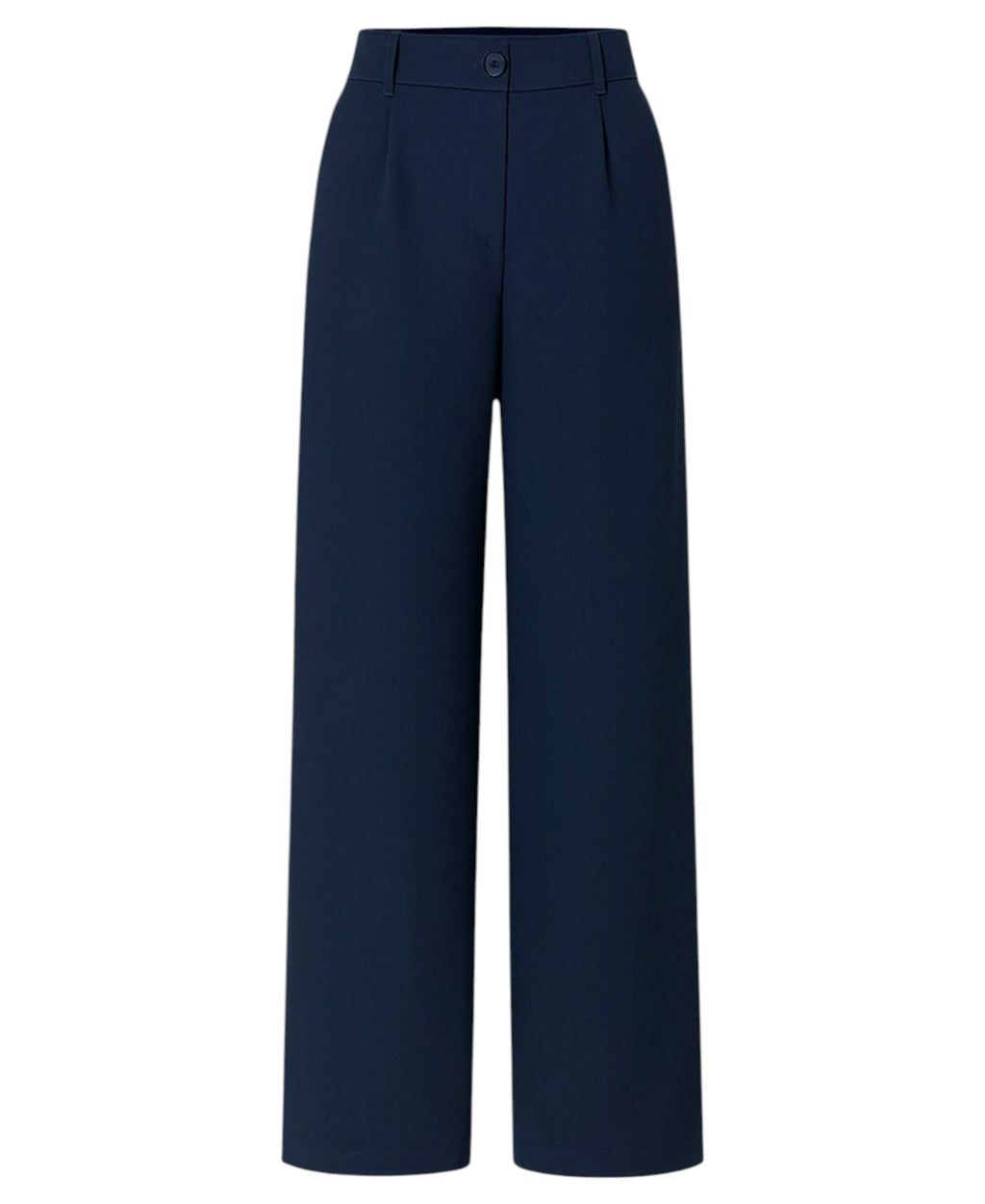 Palazzohose Damen-Marlenehose mit elastischem, hohem Bund