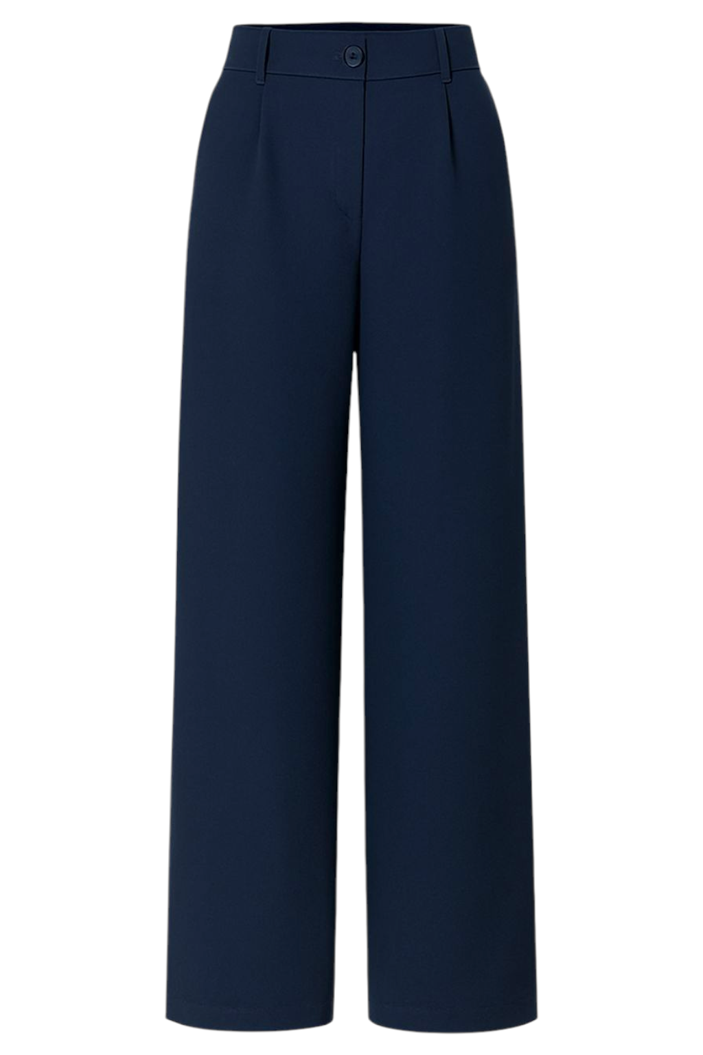 Palazzohose Damen-Marlenehose mit elastischem, hohem Bund