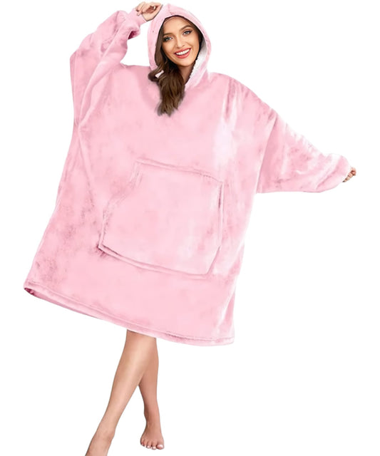 Hoodie Kuscheliger Fleece Decken Hoodie für Damen & Herren