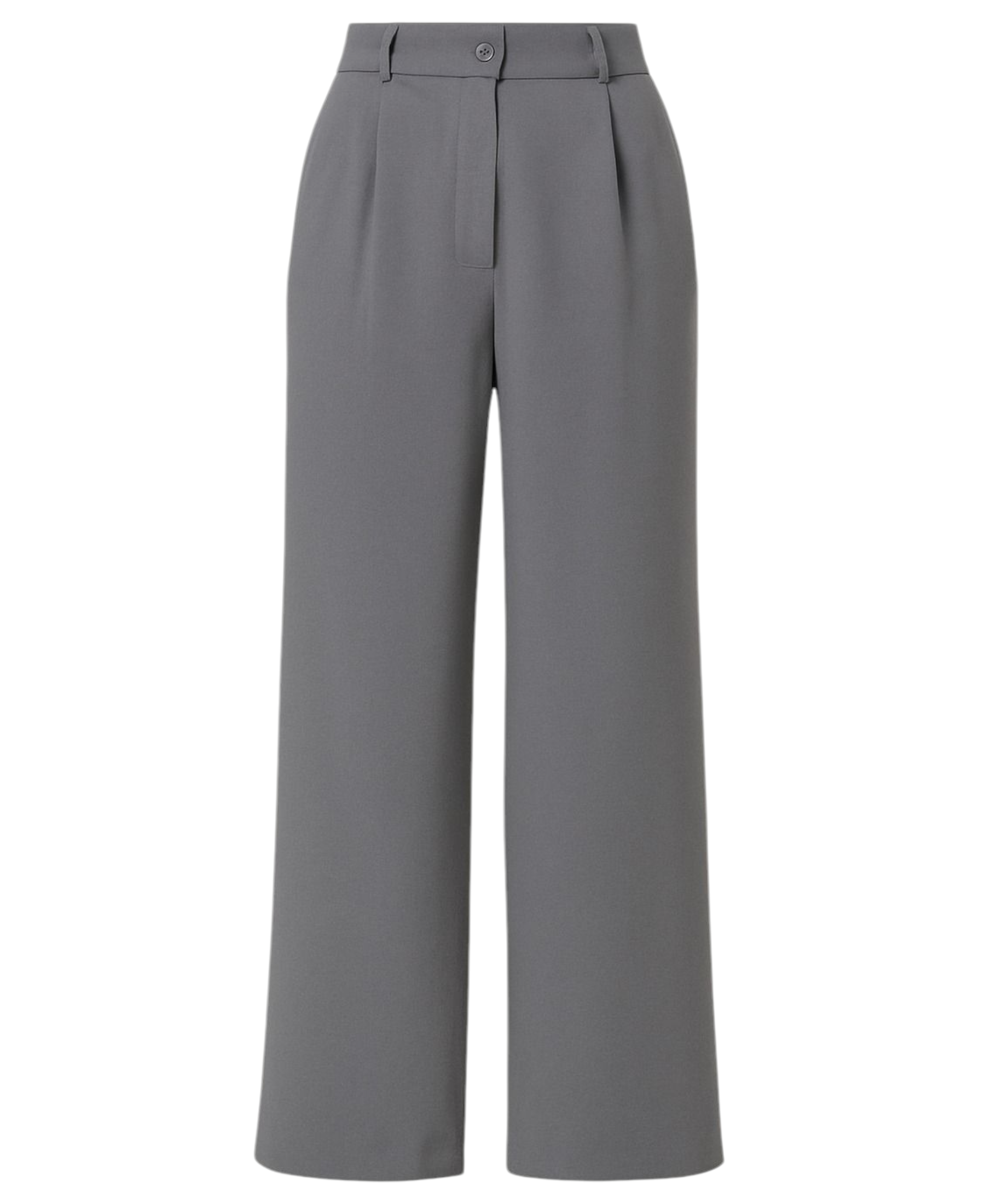 Palazzohose Damen-Marlenehose mit elastischem, hohem Bund